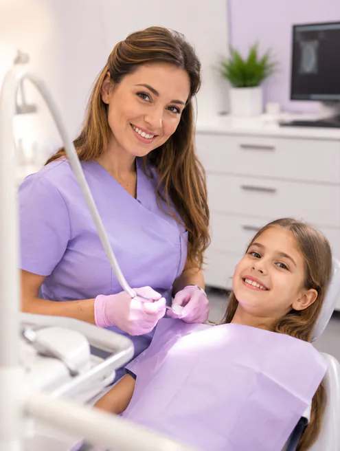 Dental hygiene visit at Rolinda Harsany DDS